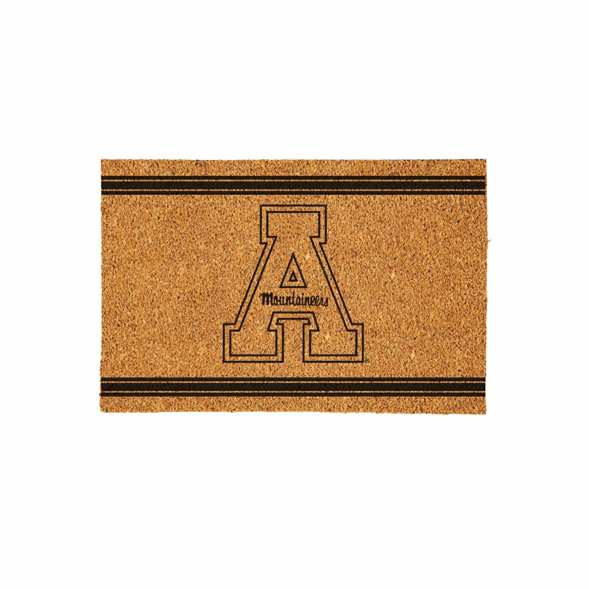 Appalachian State University Large One Color Coir Mat, 36"x24" - Collegiate