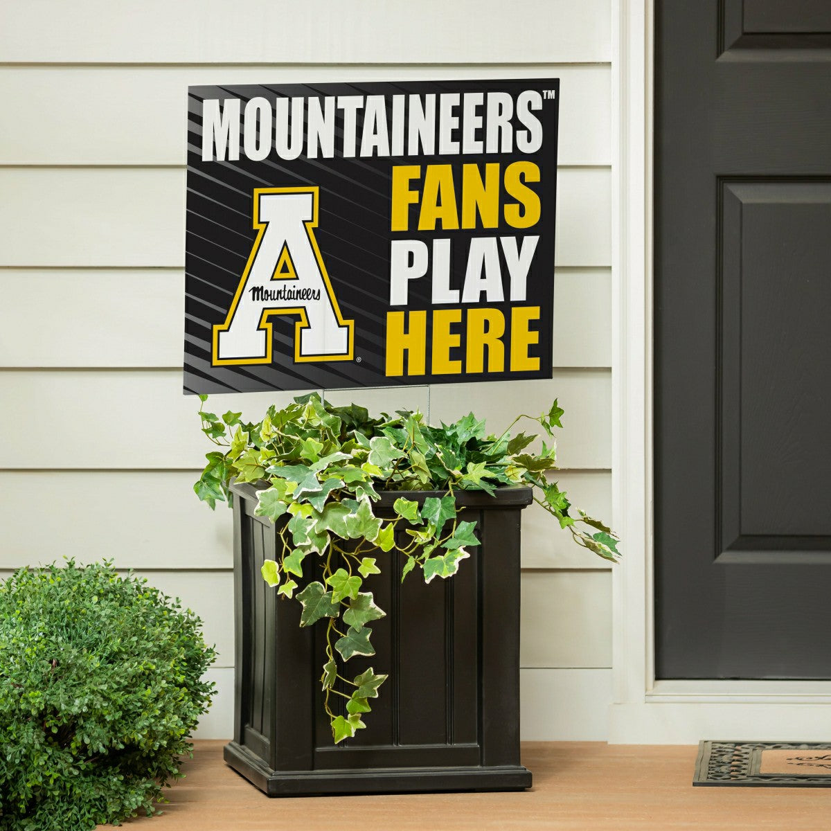 Appalachian State University Coroplast Yard Sign "Fans Play Here" - Collegiate Home