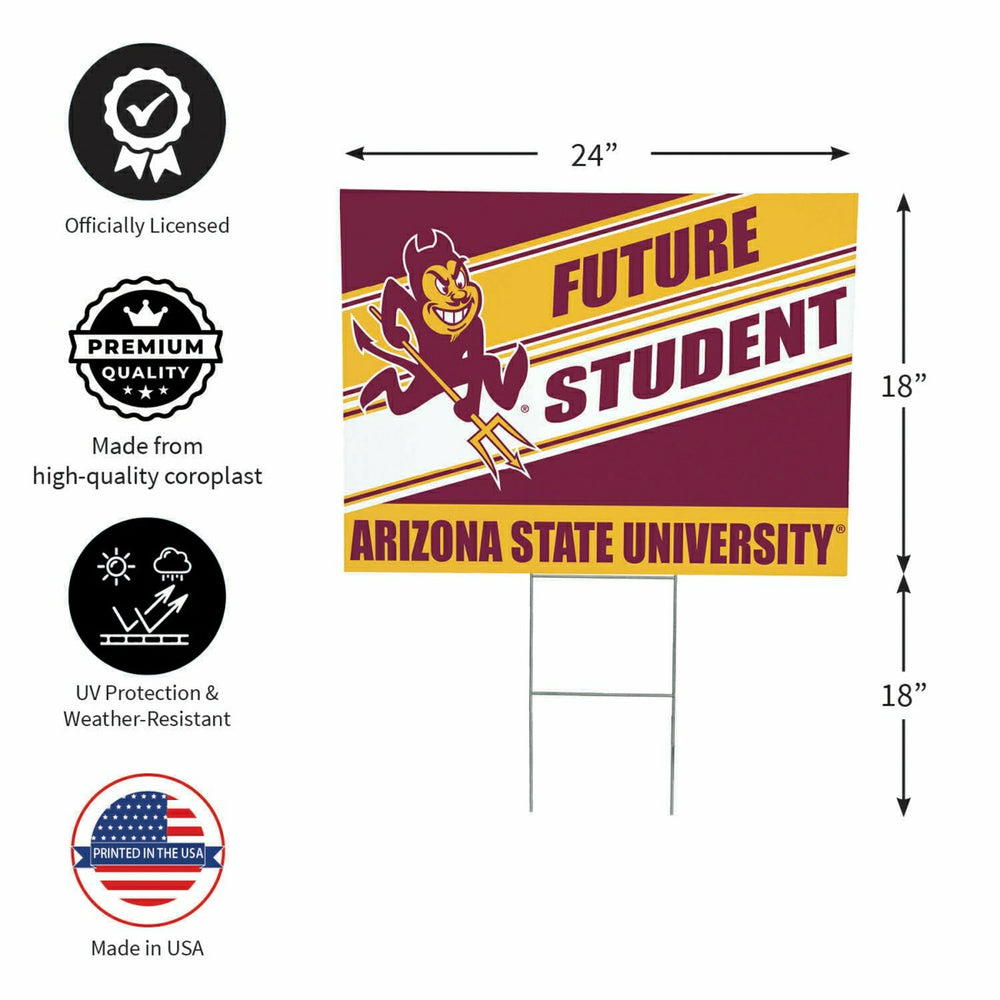 Arizona State University Coroplast Yard Sign, Future Student - Collegiate Home
