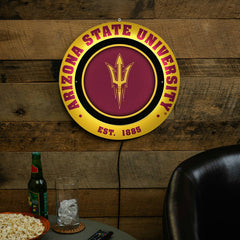 Arizona State University, Metal Lite, Round - Collegiate