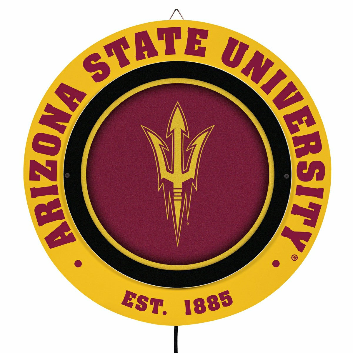 Arizona State University, Metal Lite, Round - Collegiate