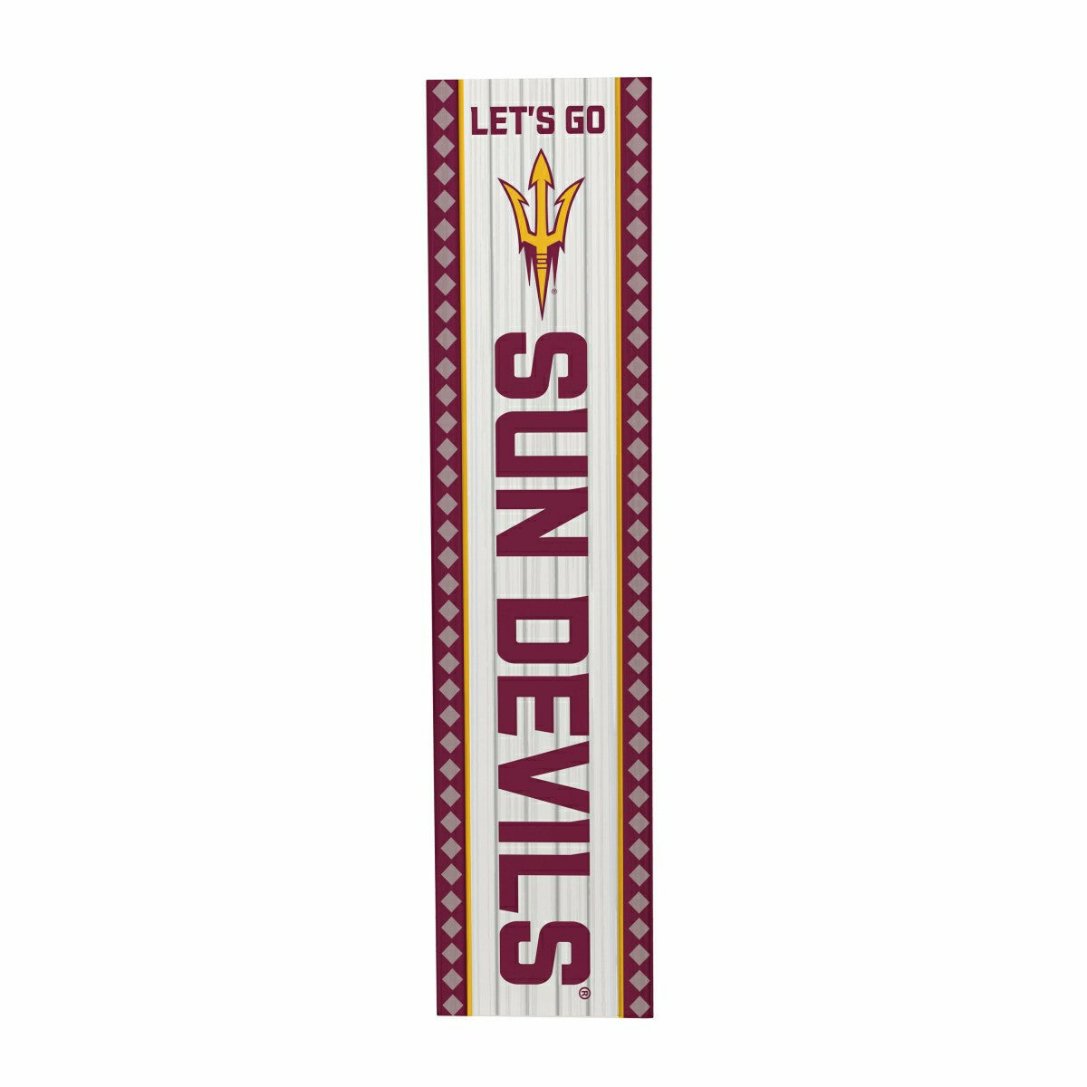 Arizona State University 47" Double Sided Leaner, Christmas - Collegiate Home