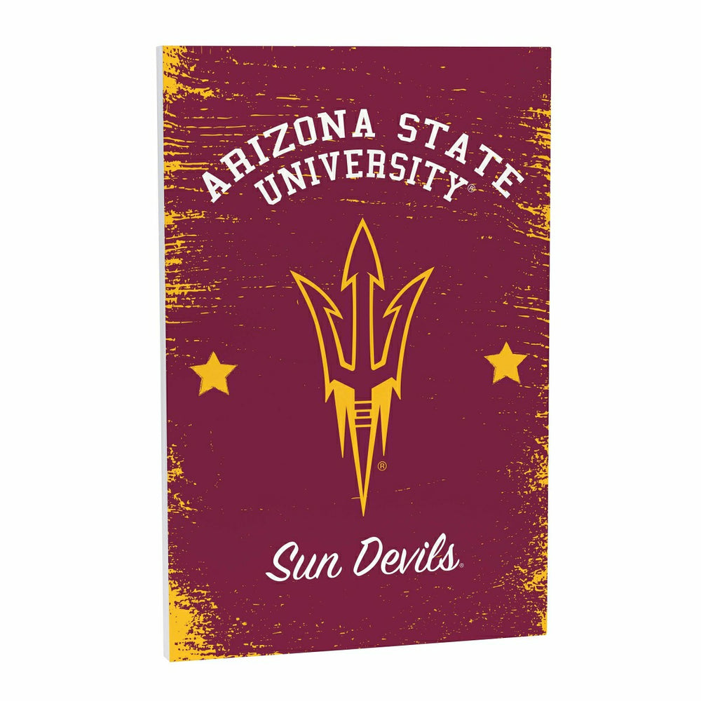 Arizona State University Wood Wall Sign, 16x24 - Collegiate Home