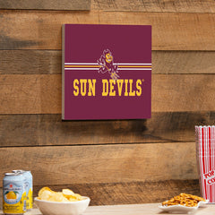 Arizona State University Wood Wall Sign, 12x12 - Collegiate Home
