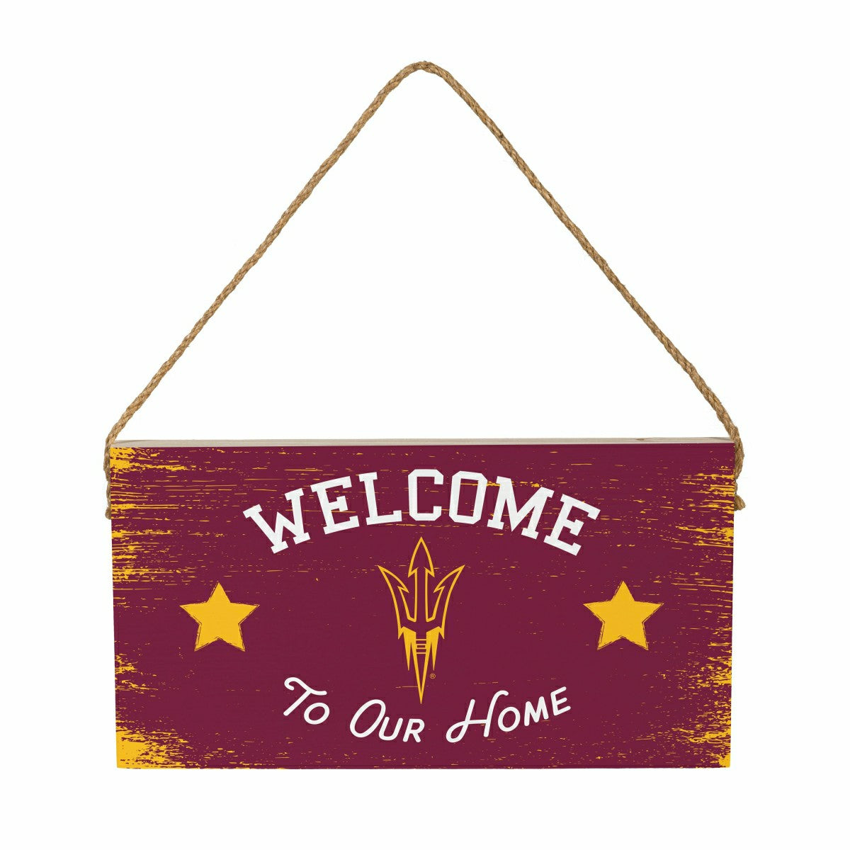 Arizona State University Wood Wall Sign, 6x11 - Collegiate Home