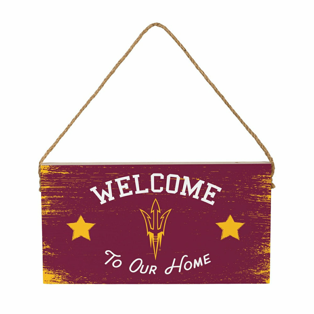 Arizona State University Wood Wall Sign, 6x11 - Collegiate Home