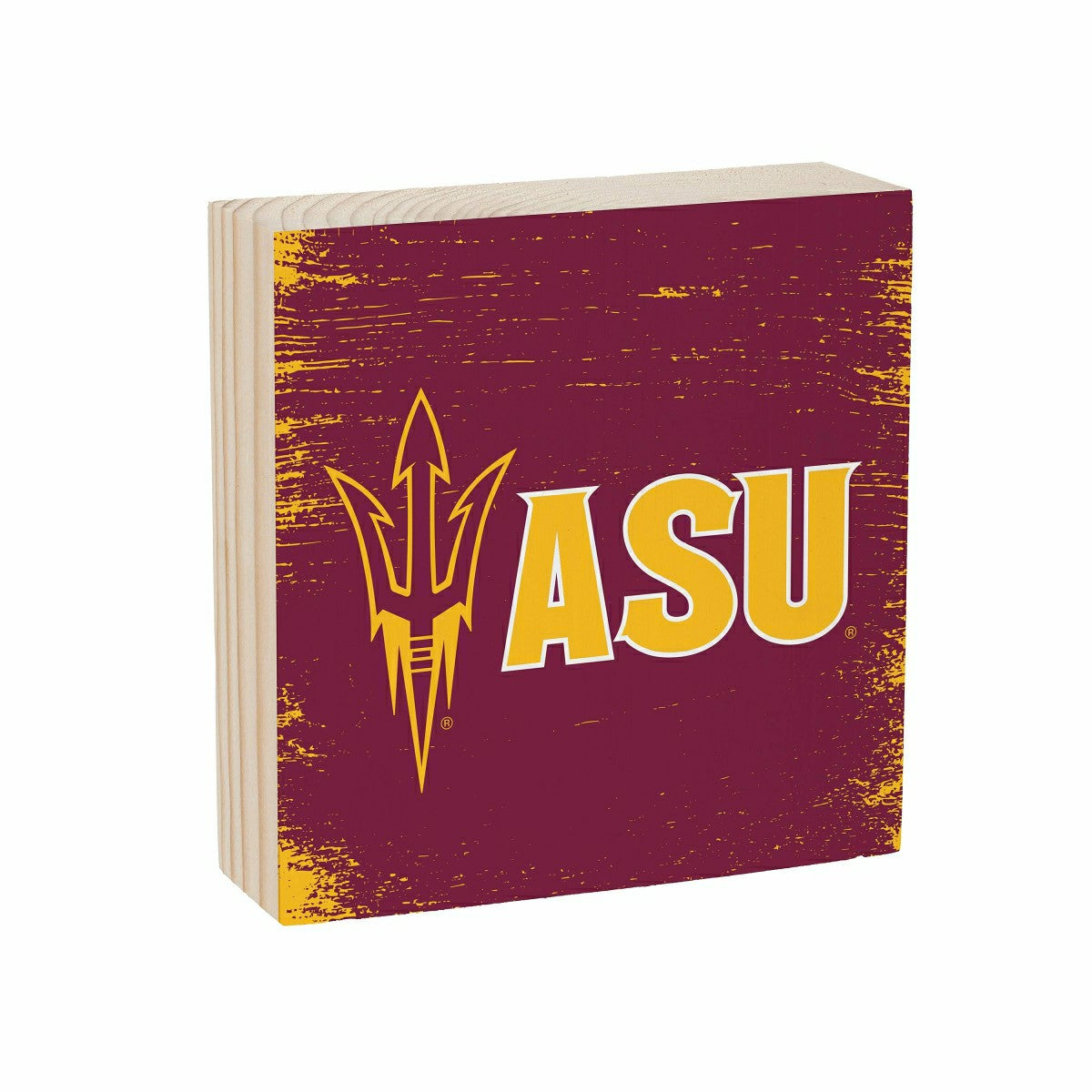 Arizona State University Plock, Down Home Fans, 6x6 - Collegiate Home