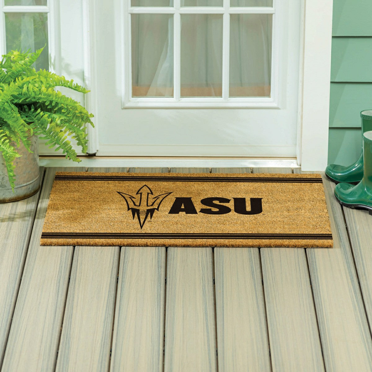 Arizona State University Large One Color Coir Mat, 36"x24" - Collegiate