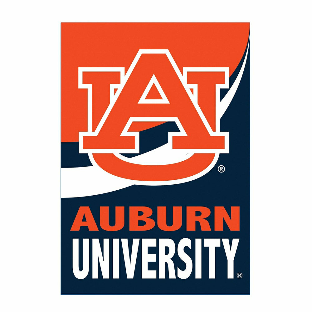 Auburn University Burlap Flag GDN Size - Collegiate Home