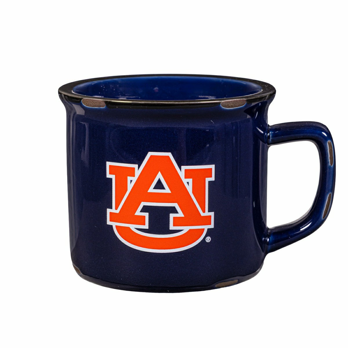 Auburn University Ceramic Camp Cup with Enamel Finish, 14oz - Collegiate Home