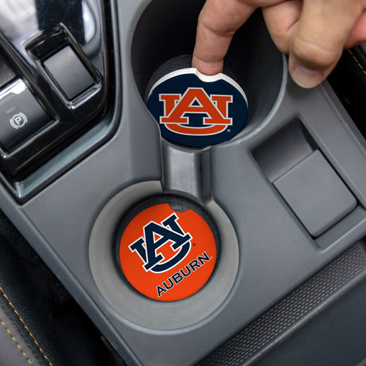 Auburn University Car Coaster Set, 2pc - Collegiate Home