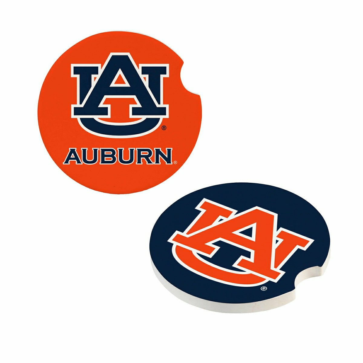 Auburn University Car Coaster Set, 2pc - Collegiate Home
