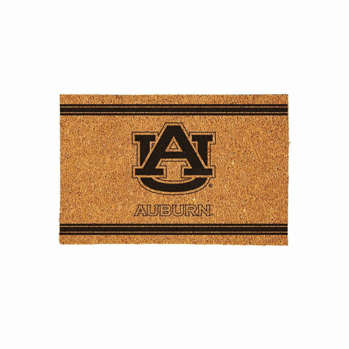 Auburn University Large One Color Coir Mat, 36"x24" - Collegiate