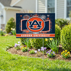 Auburn University Yard Sign, Patriotic - Collegiate Home