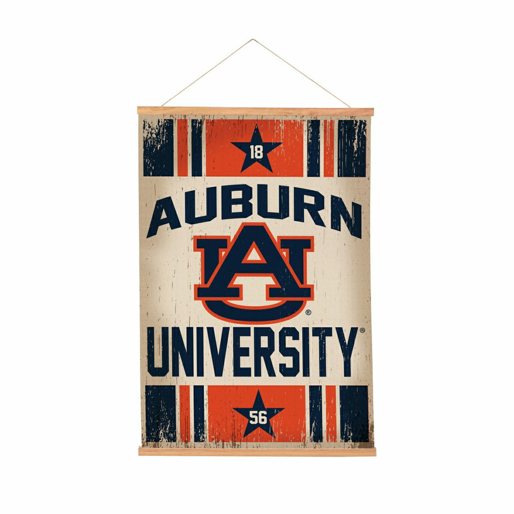 Auburn University, Canvas Wall Tapestry, Medium, 36x24 - Collegiate Home