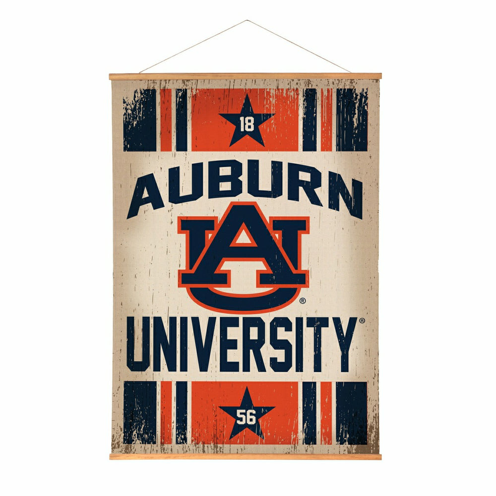 Auburn University, Canvas Wall Tapestry, Large, 54x36 - Collegiate Home