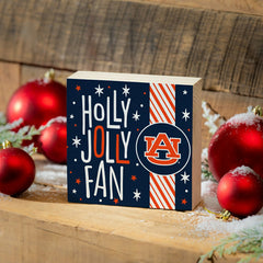 Auburn University Block, Holiday, 6x6 - Collegiate Home