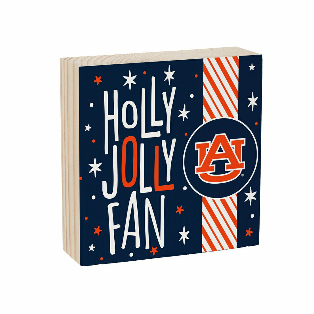 Auburn University Block, Holiday, 6x6 - Collegiate Home