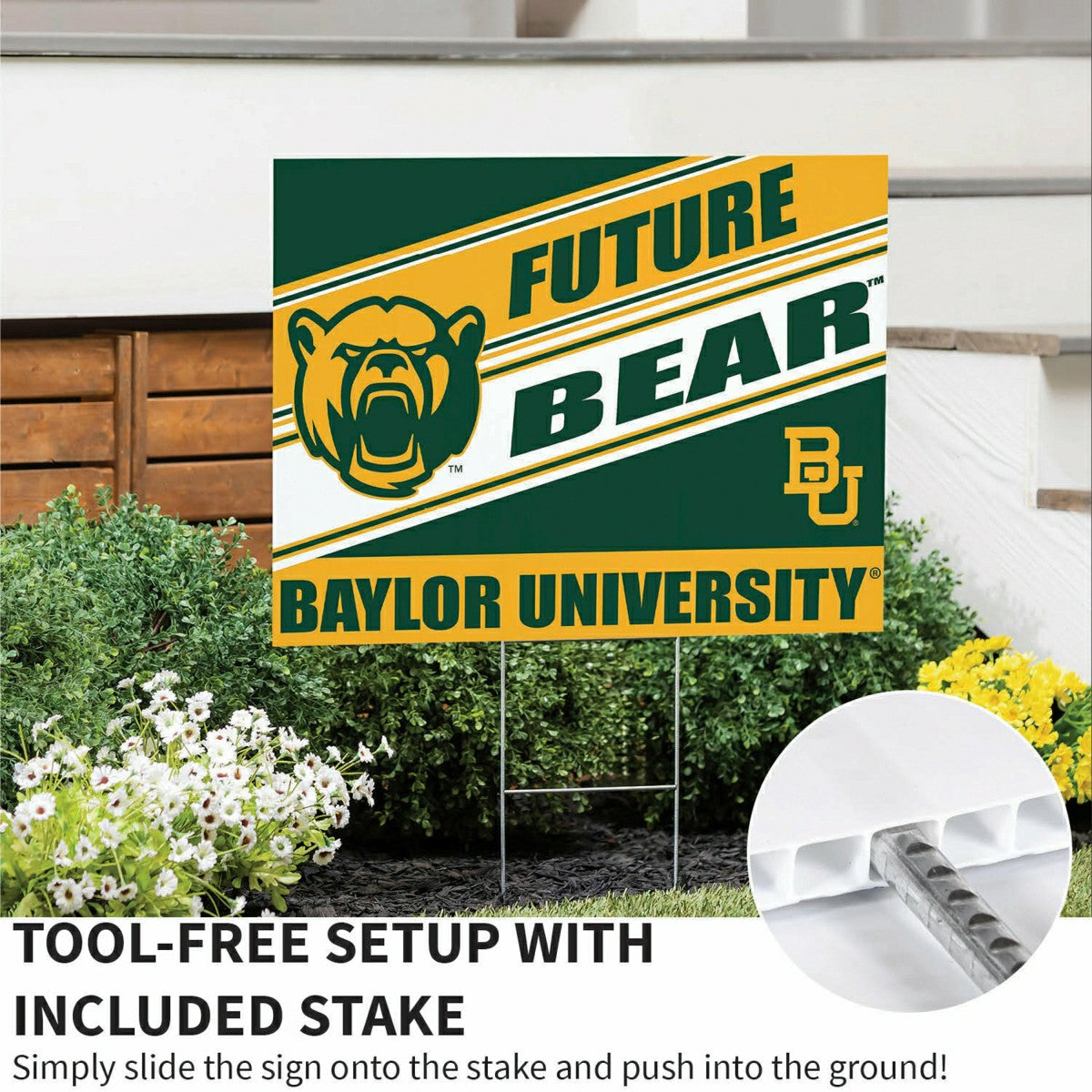 Baylor University Coroplast Yard Sign, Future Student - Collegiate Home