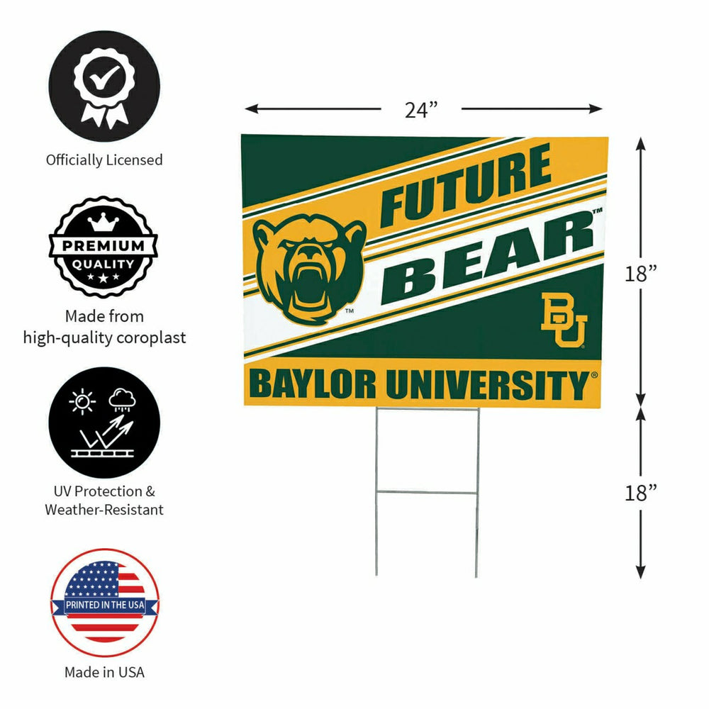 Baylor University Coroplast Yard Sign, Future Student - Collegiate Home