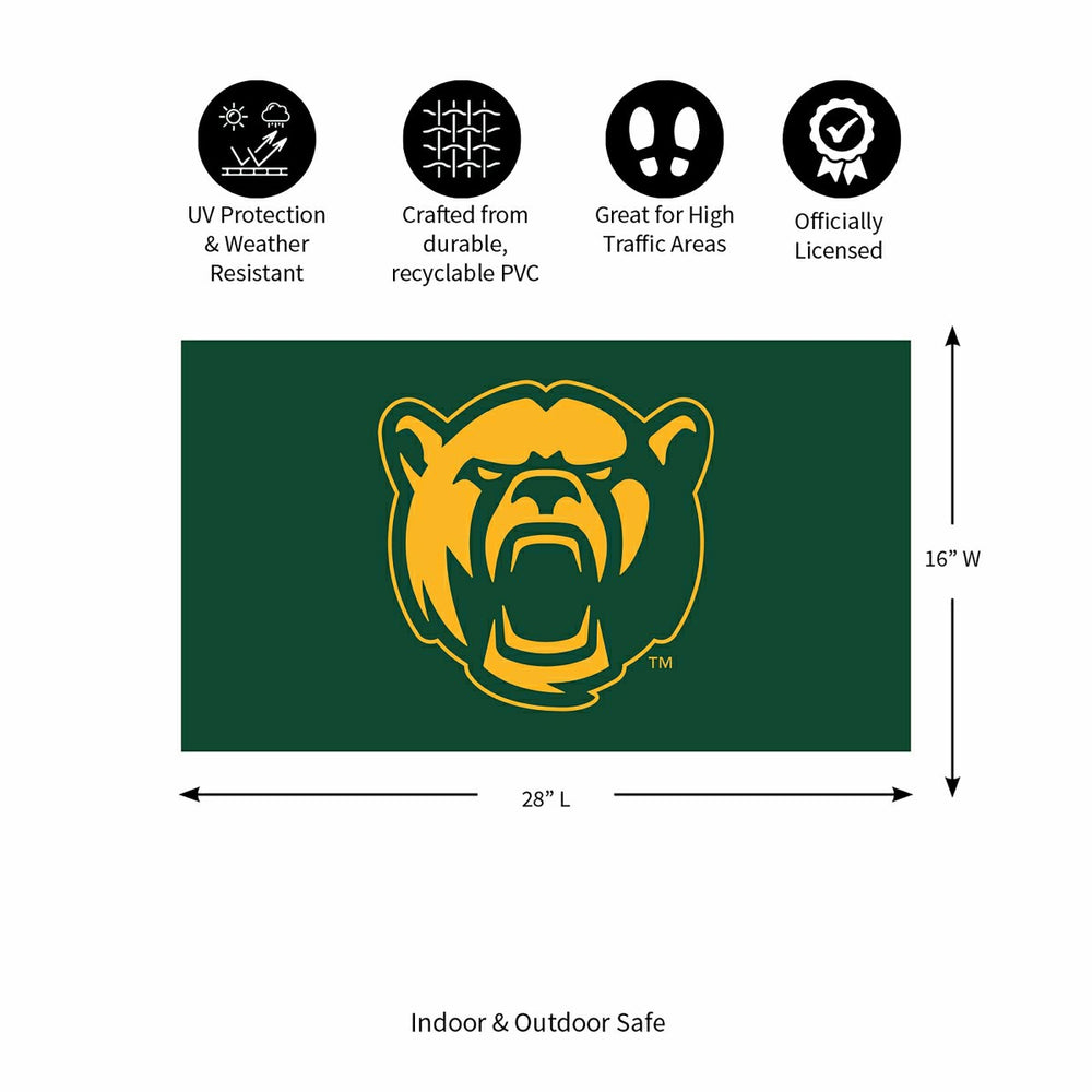 Full Color PVC Mat, 16" x 28", Baylor University - Collegiate