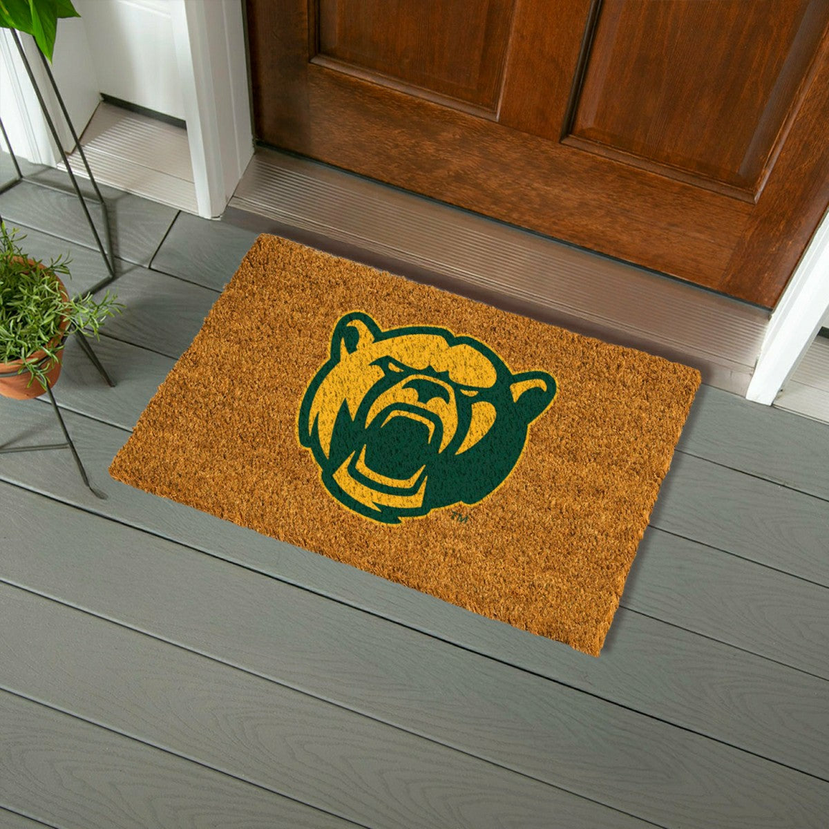 Coir Mat, 16"x28", Baylor University - Collegiate