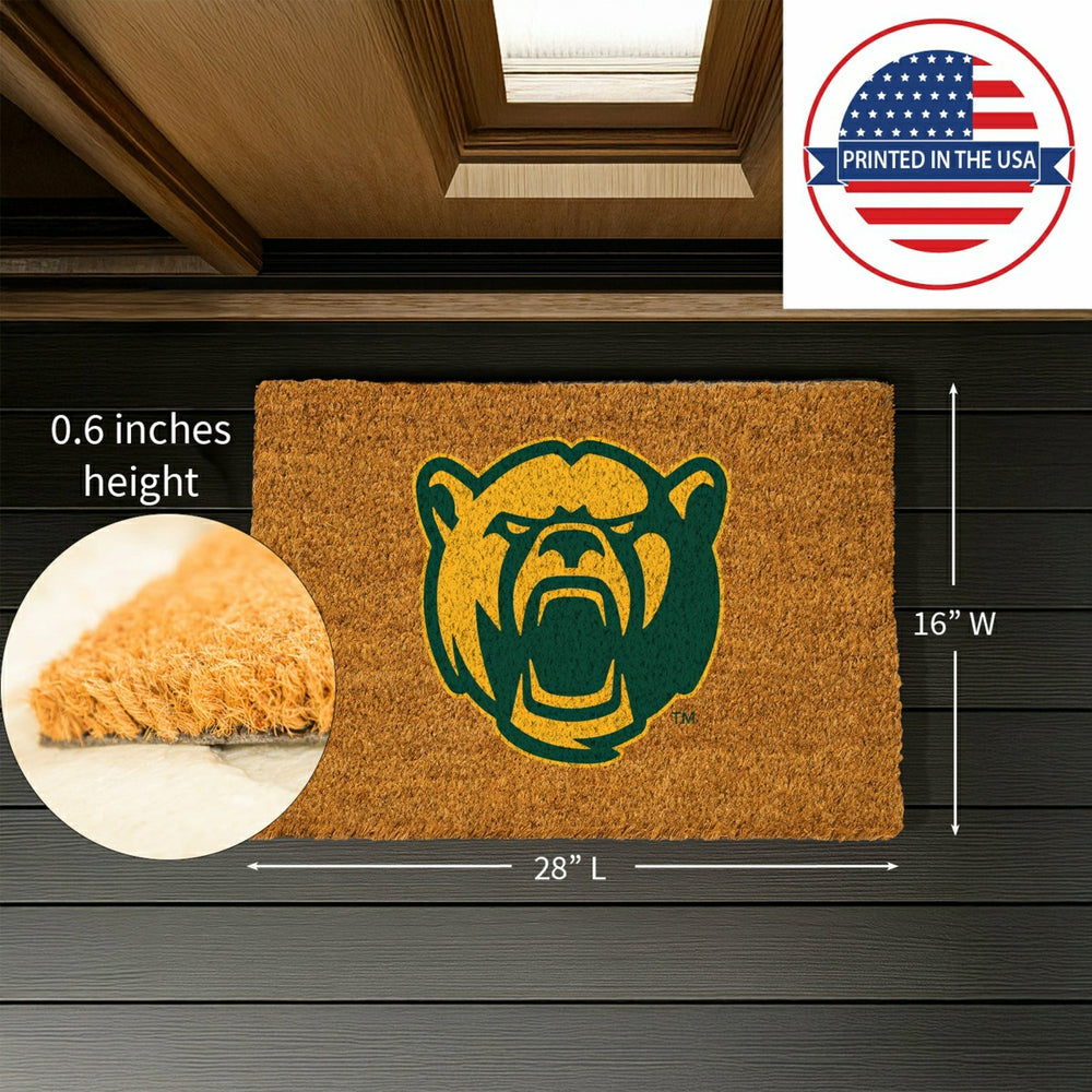 Coir Mat, 16"x28", Baylor University - Collegiate