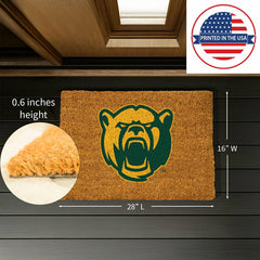 Coir Mat, 16"x28", Baylor University - Collegiate