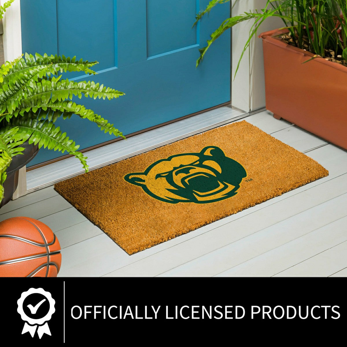 Coir Mat, 16"x28", Baylor University - Collegiate