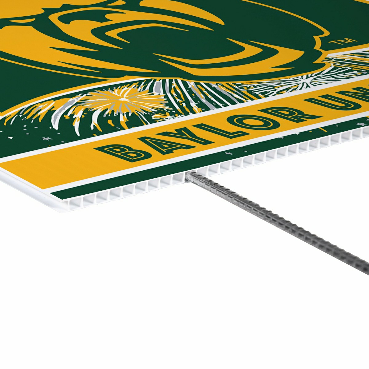 Baylor University Yard Sign, Patriotic - Collegiate Home
