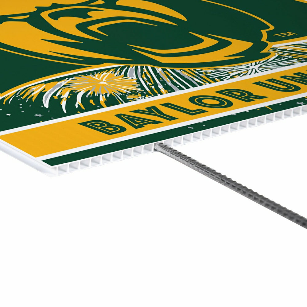 Baylor University Yard Sign, Patriotic - Collegiate Home