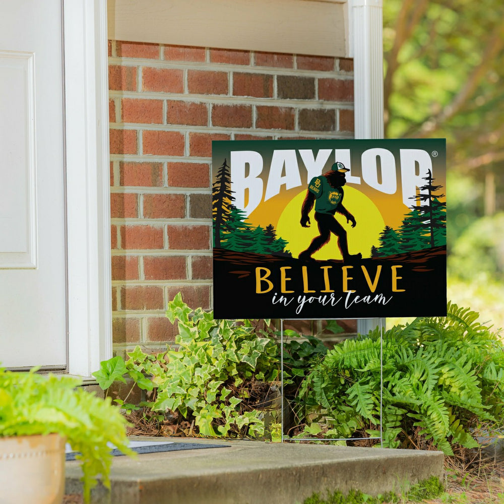 Baylor University Yard Sign, Bigfoot - Collegiate Home