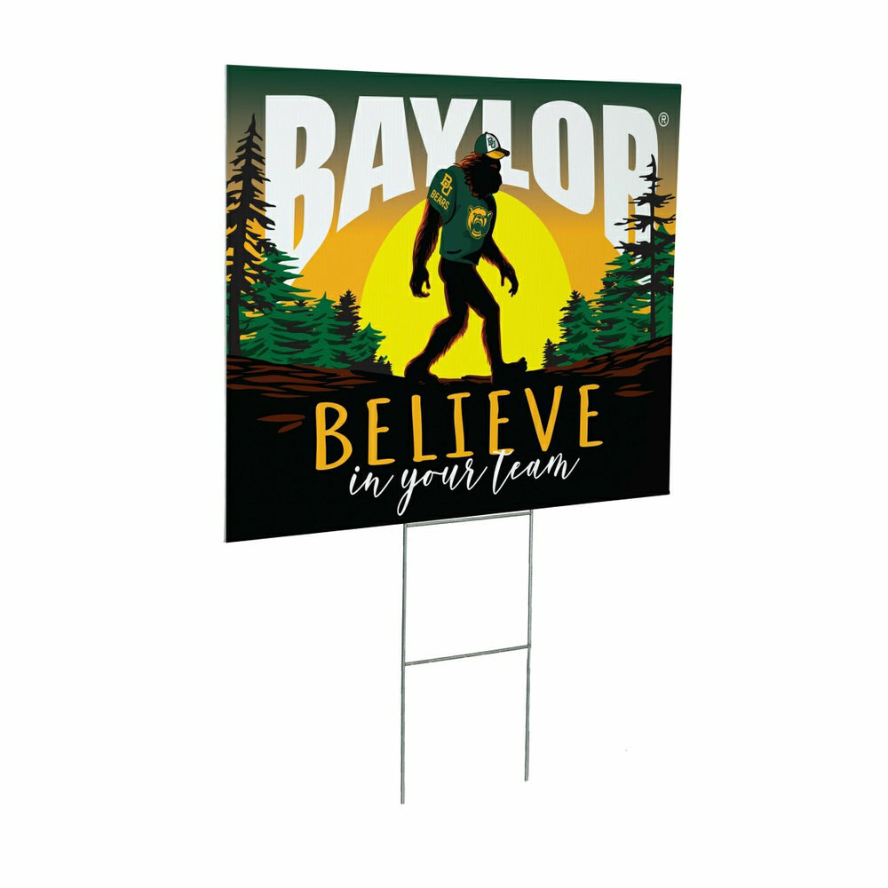 Baylor University Yard Sign, Bigfoot - Collegiate Home
