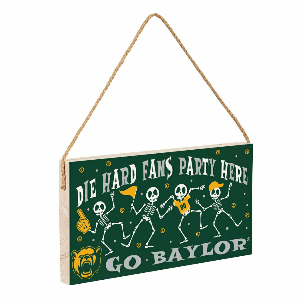 Baylor University Halloween Wood Wall Sign, 6x11 - Collegiate Home
