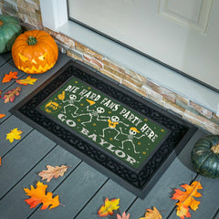 Baylor University Flocked Coir Halloween Sassafras Switch Mat, 22"x10" - Collegiate
