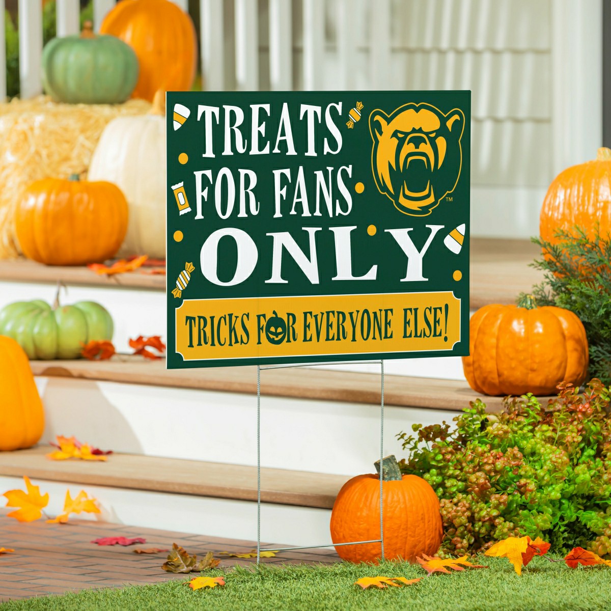 Baylor University Coroplast Yard Sign, Halloween Treats for Fans - Collegiate Home