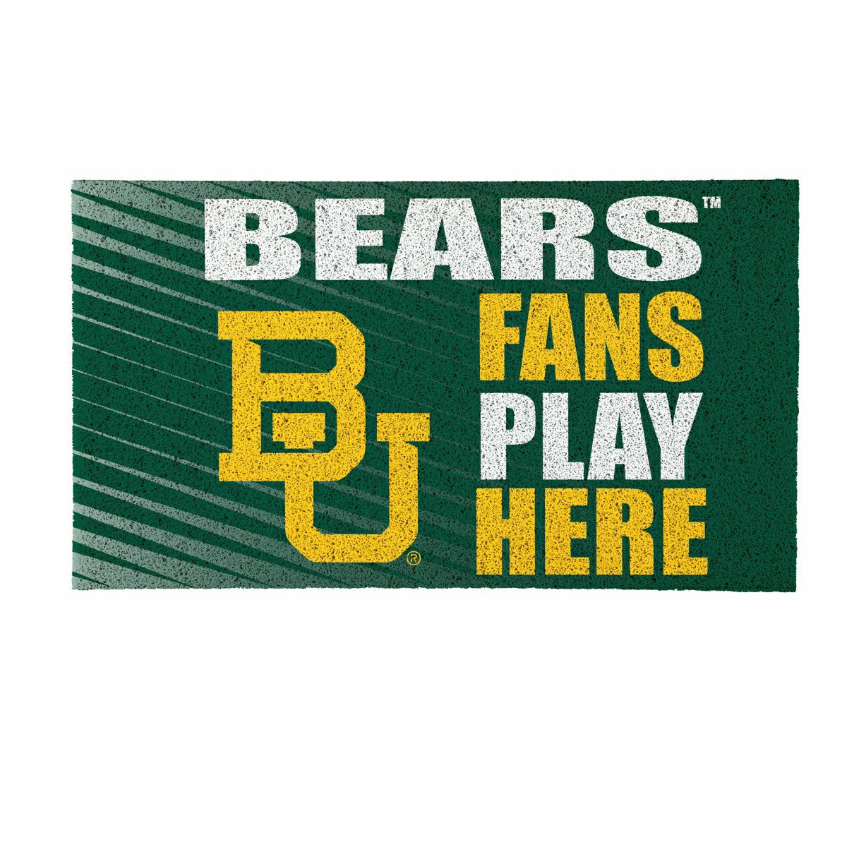 Baylor University Fan Mat, 28"x16" - Collegiate