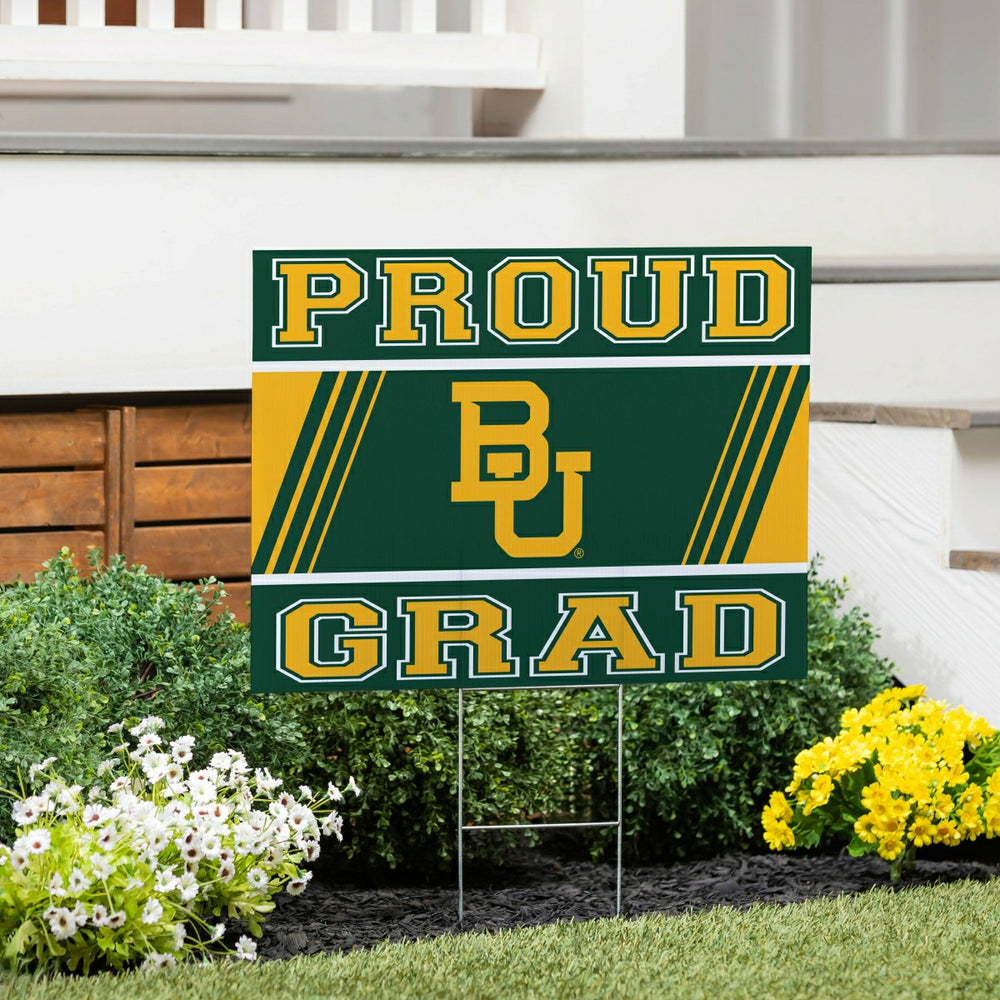Baylor University Coroplast Yard Sign Graduate - Collegiate Home