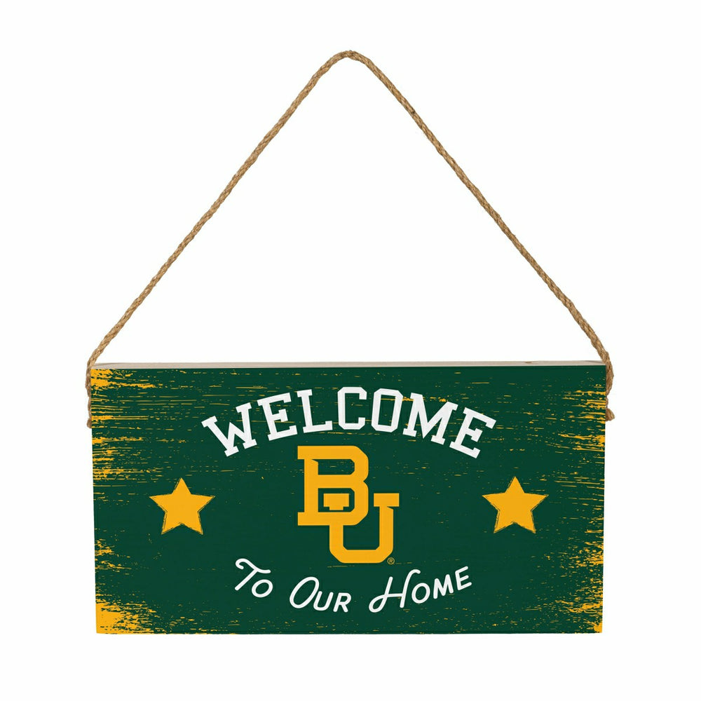 Baylor University Wood Wall Sign, 6x11 - Collegiate Home