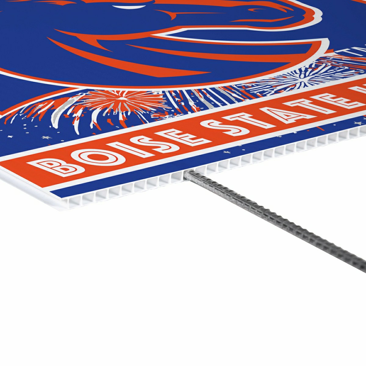 Boise State University Yard Sign, Patriotic - Collegiate Home