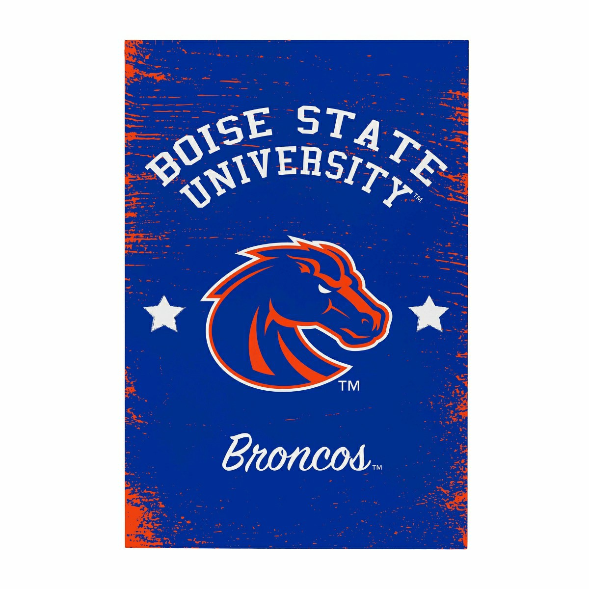 Boise State University Wood Wall Sign, 16x24 - Collegiate Home