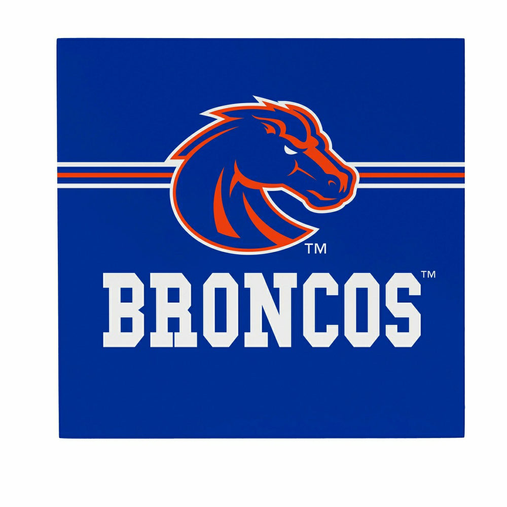 Boise State University Wood Wall Sign, 12x12 - Collegiate Home