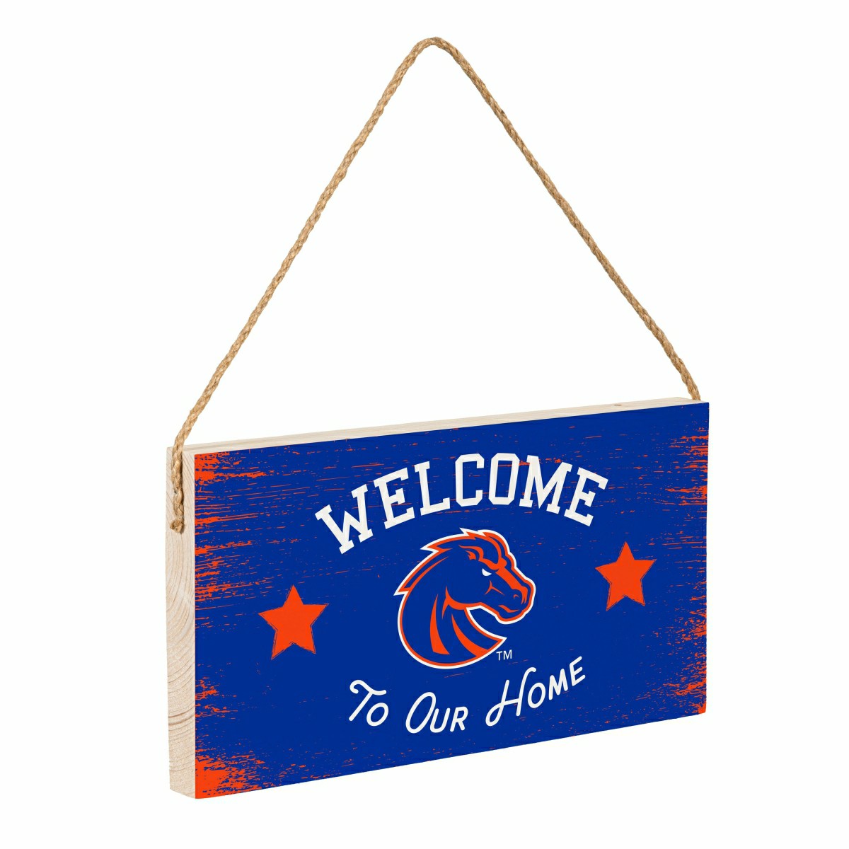 Boise State University Wood Wall Sign, 6x11 - Collegiate Home