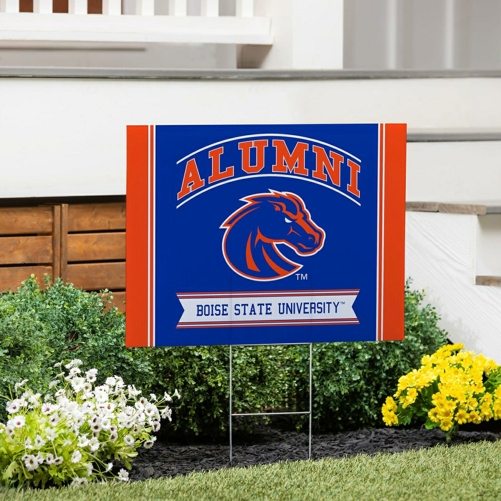 Boise State University Coroplast Yard Sign Alumni - Collegiate Home