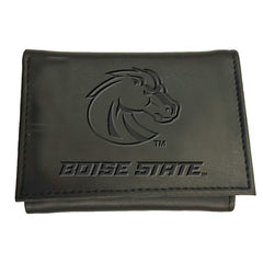 Boise State University, Tri-Fold Wallet, Black - Collegiate Home