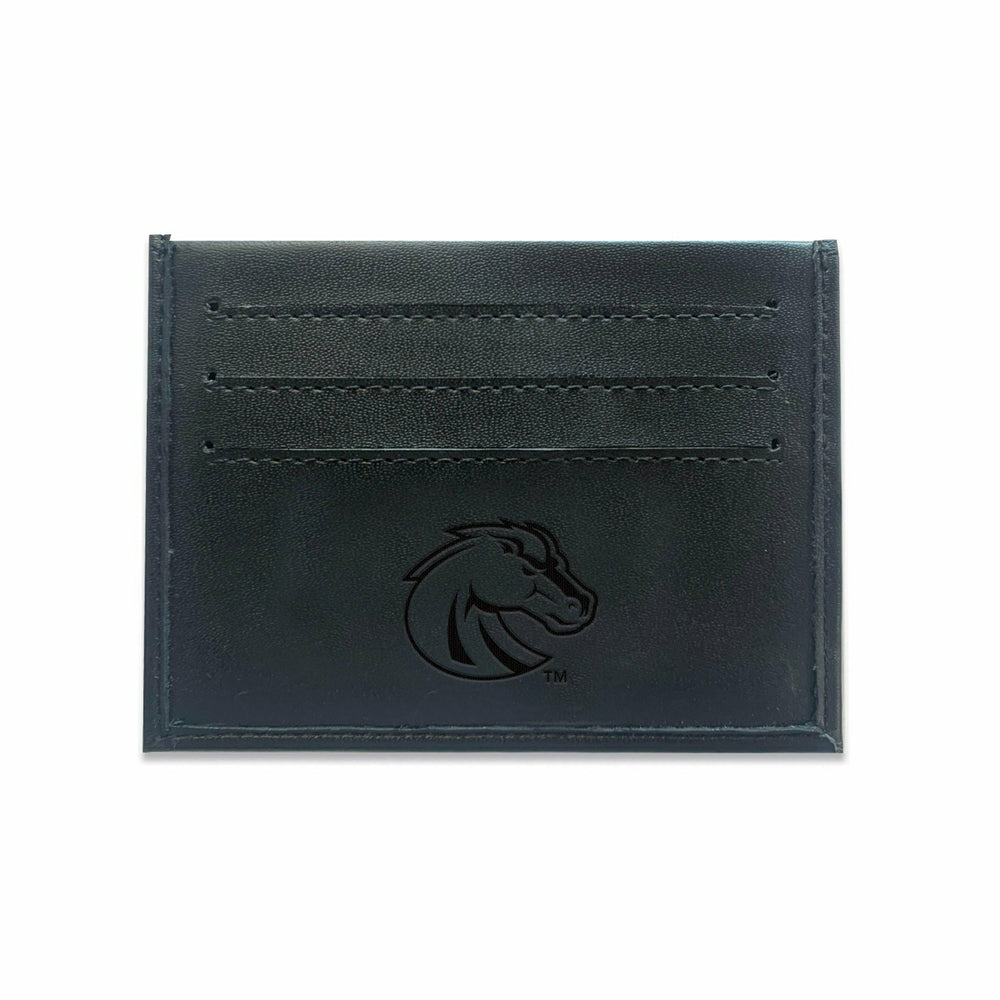 Front Pocket Wallet w/ RFID Blocking, Boise State University, Black - Collegiate Home