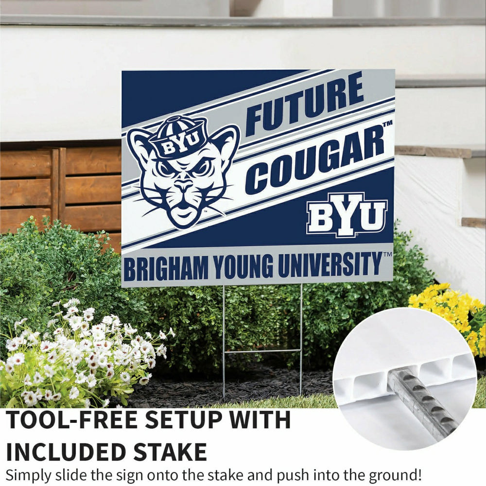 Brigham Young University Coroplast Yard Sign, Future Student - Collegiate Home
