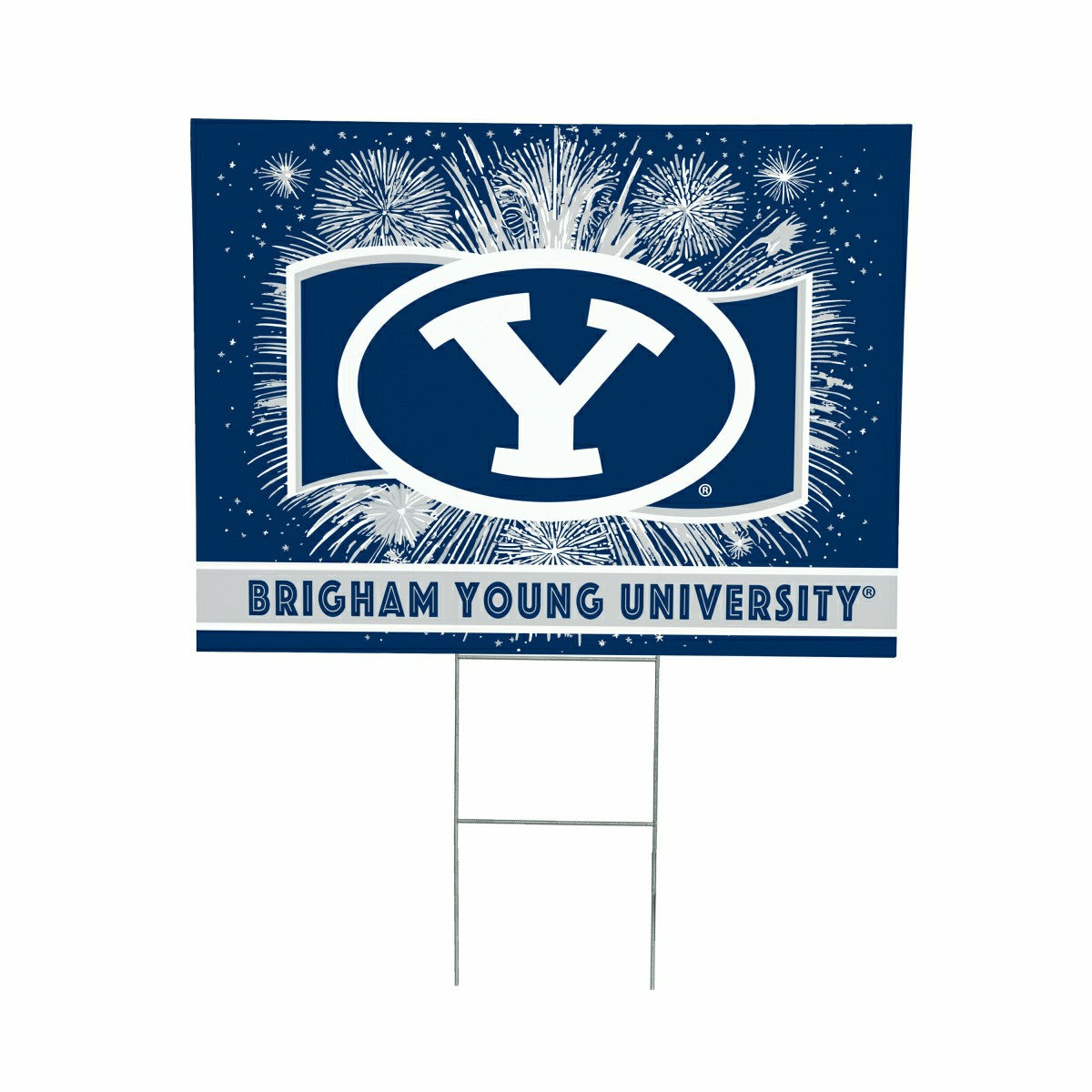 Brigham Young University Yard Sign, Patriotic - Collegiate Home