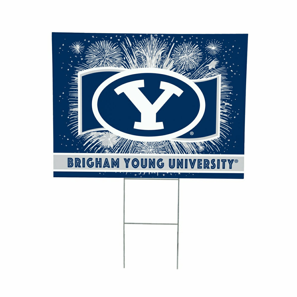 Brigham Young University Yard Sign, Patriotic - Collegiate Home