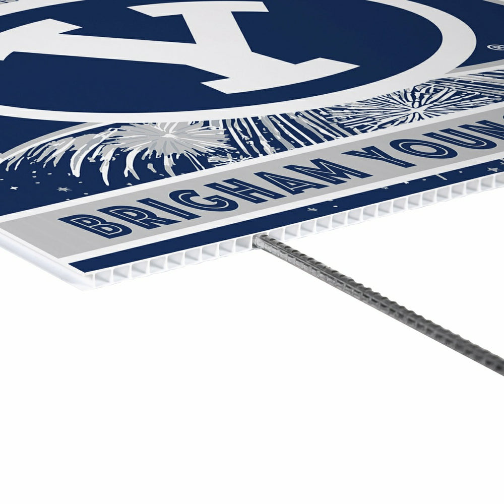 Brigham Young University Yard Sign, Patriotic - Collegiate Home